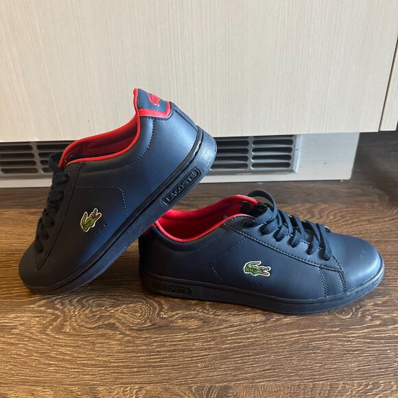 BNWOB Lacoste Blue Carnaby Sneakers - Size 6 - Picture 3 of 8